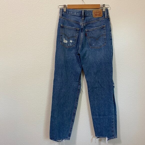 Levi's 94 Baggy Jeans Heavily Distressed Size 25 - Picture 8 of 11